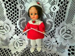 alex doll red white